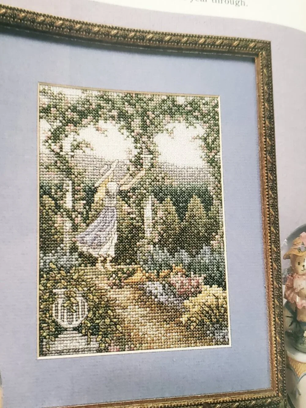 Just CrossStitch Magazine May June 1994 In a Garden Hobby Samplers Piano Lesson